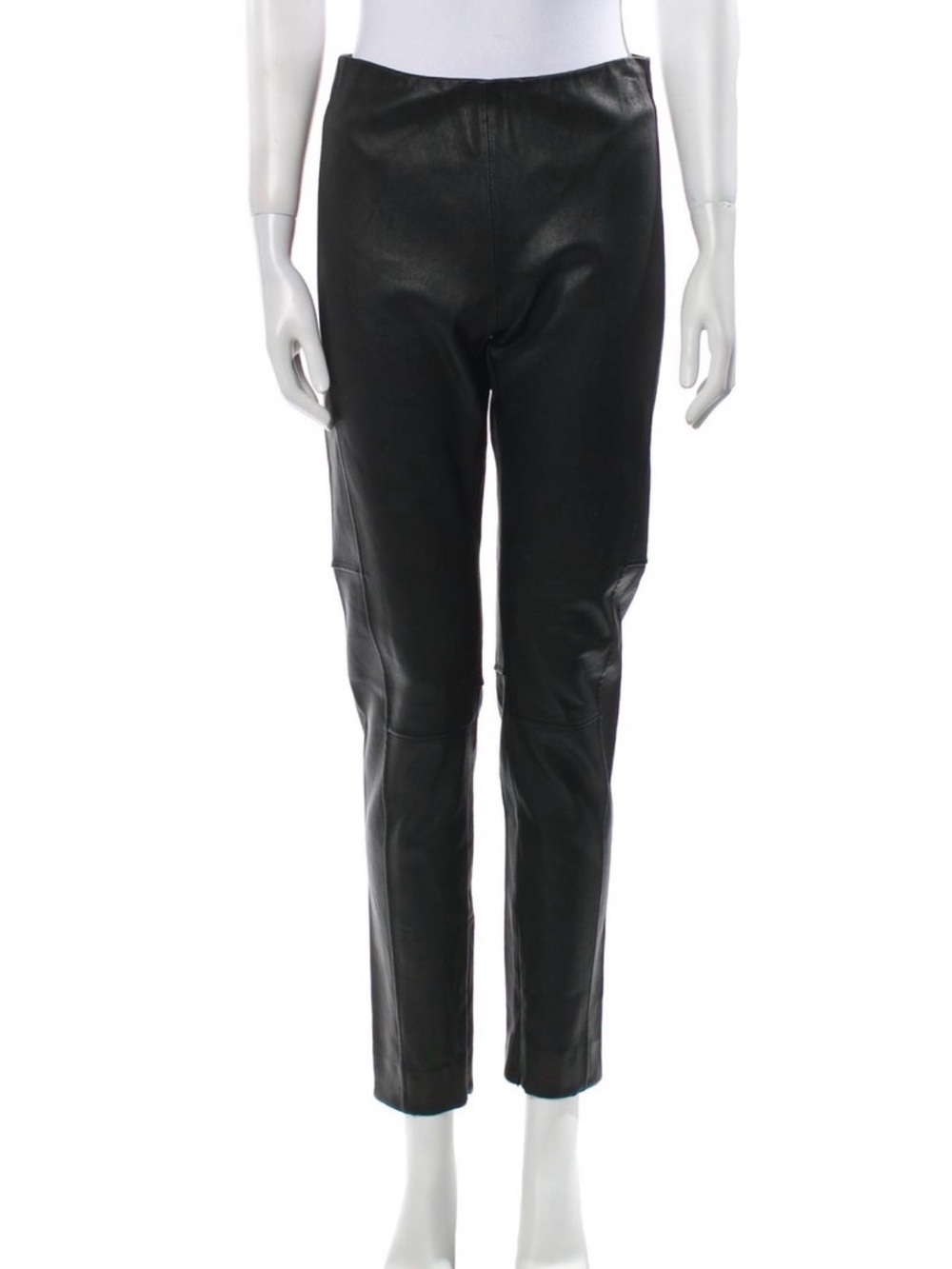 Maison de Papillon Black Nappa Leather Pants